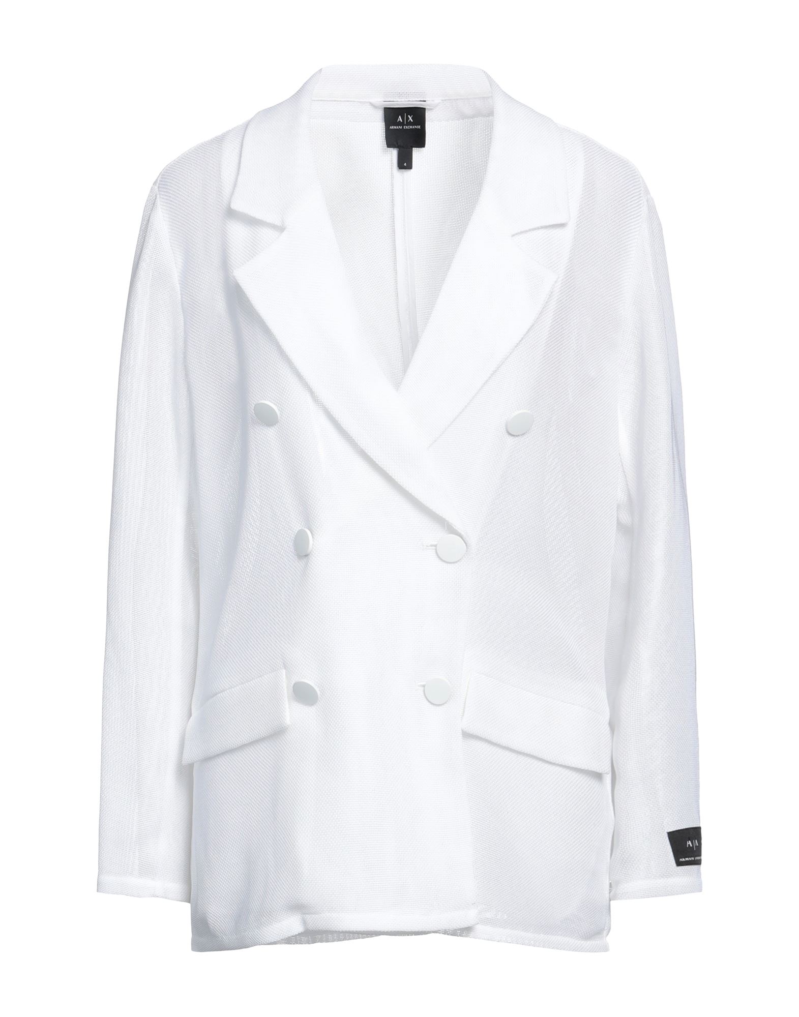 Armani Exchange Suit Jackets In White | ModeSens