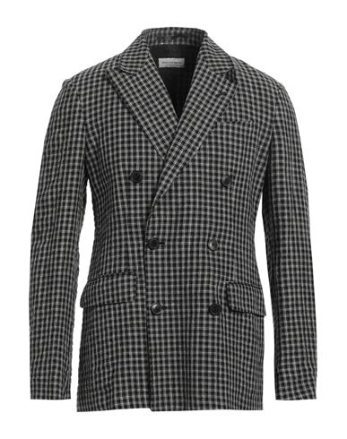 Dries Van Noten Man Suit Jacket Black Size 36 Linen
