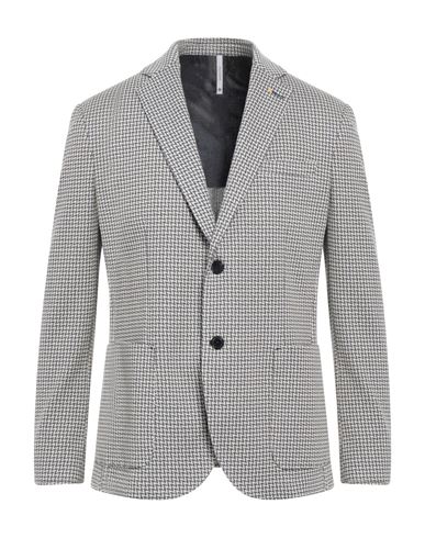 Alessandro Gilles Man Suit Jacket Slate Blue Size 44 Cotton, Polyester