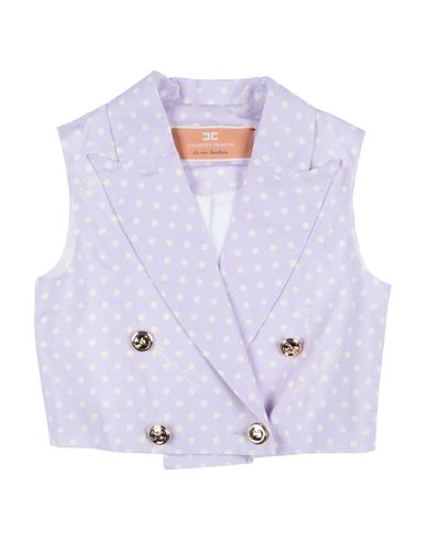 Elisabetta Franchi Babies'  Toddler Girl Suit Jacket Lilac Size 6 Cotton In Purple