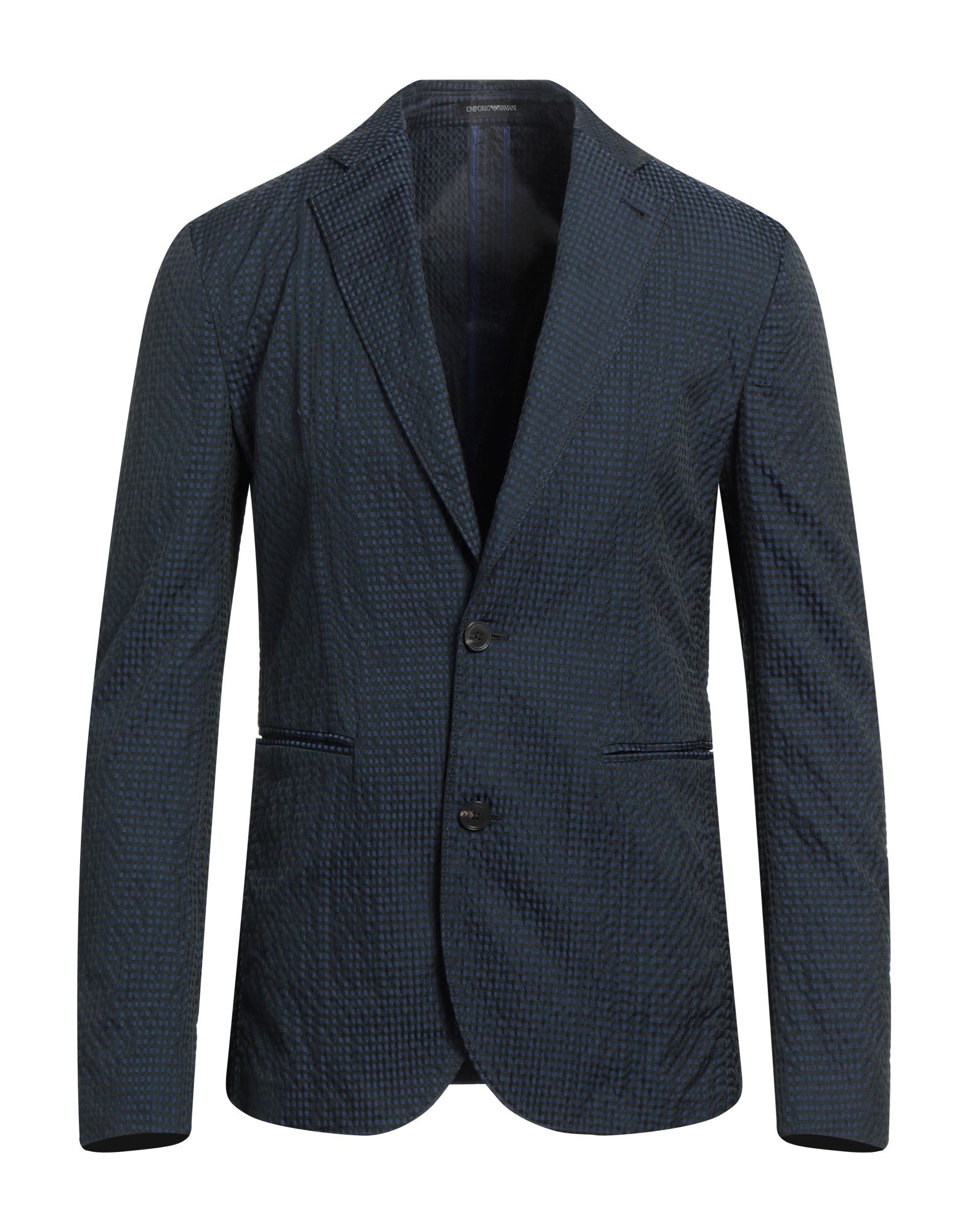 Emporio Armani Suit Jackets In Navy Blue