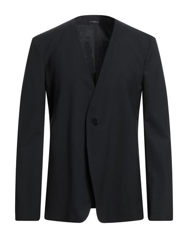 Emporio Armani Man Suit Jacket Black Size 34 Virgin Wool