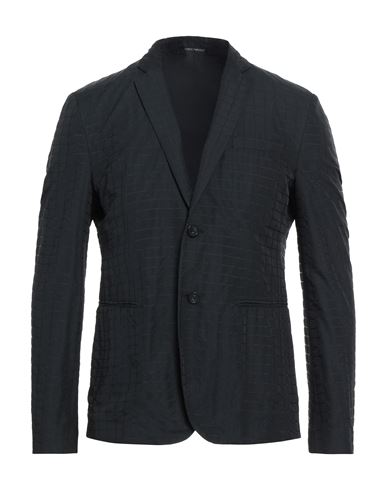 Emporio Armani Man Blazer Black Size 48 Polyester, Polyamide