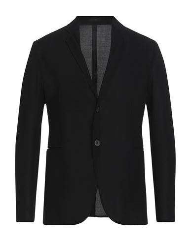 Emporio Armani Man Suit Jacket Black Size 48 Virgin Wool