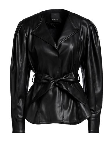 Pinko Woman Blazer Black Size 8 Polyester, Polyurethane