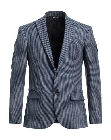 Exte Man Suit Jacket Navy Blue Size 40 Wool