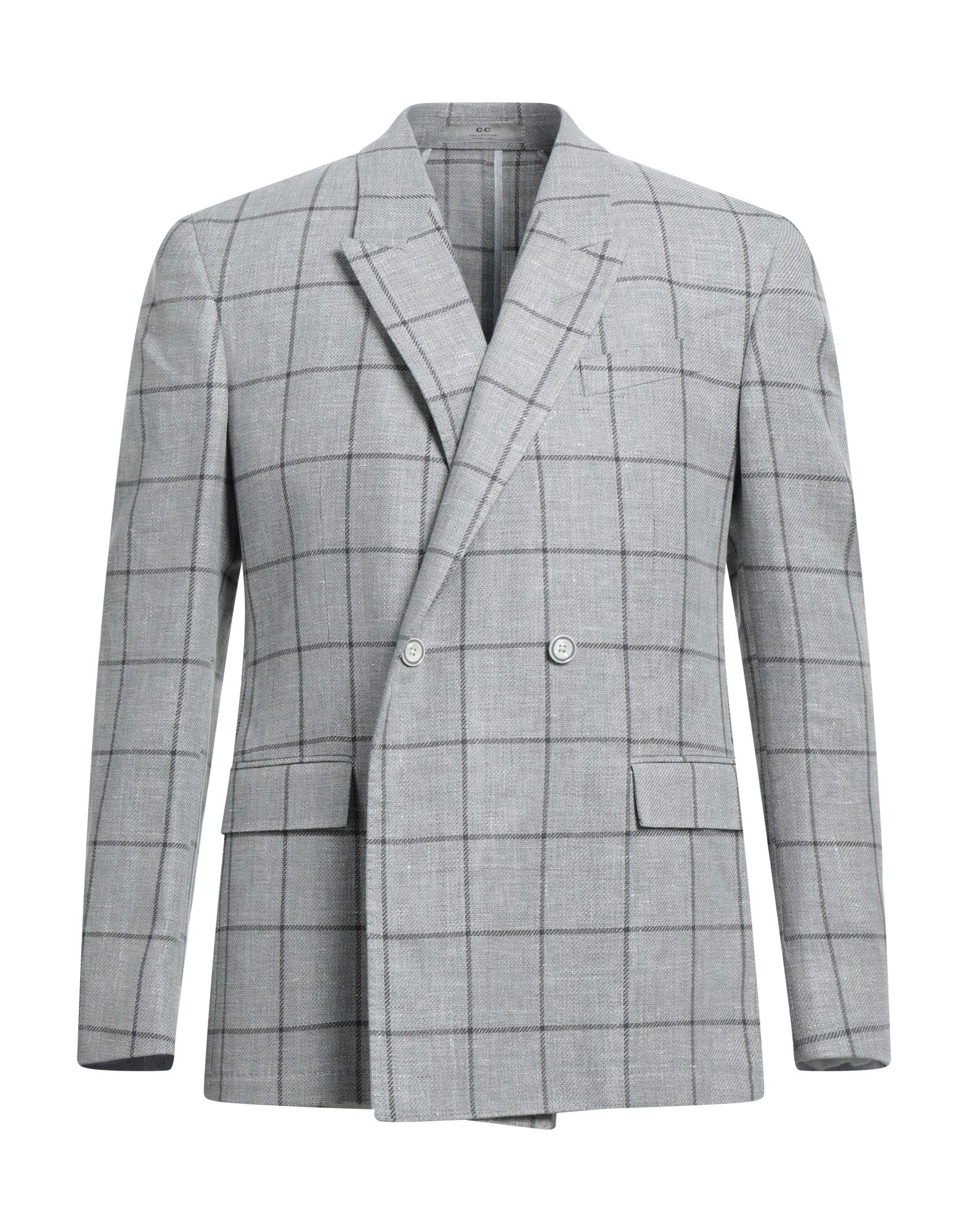 Cc Collection Corneliani Suit Jackets In Grey