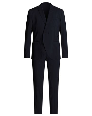 ALESSANDRO DELL'ACQUA ALESSANDRO DELL'ACQUA MAN SUIT MIDNIGHT BLUE SIZE 44 WOOL