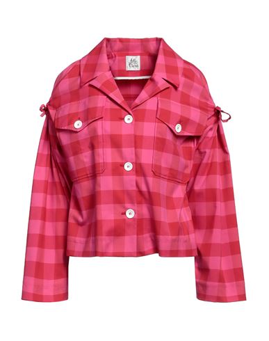 Attic And Barn Woman Blazer Fuchsia Size 8 Cotton, Polyester, Viscose, Elastane In Pink