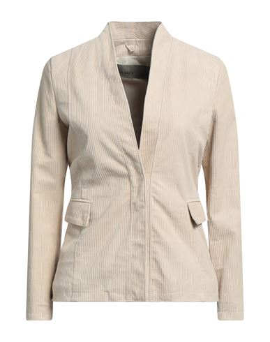 Giorgio Brato Woman Suit Jacket Beige Size 4 Soft Leather