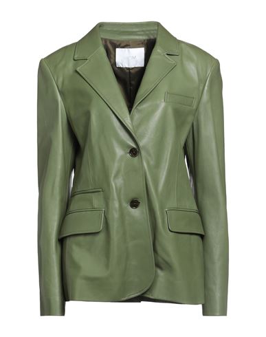 Drome Woman Suit Jacket Military Green Size L Lambskin