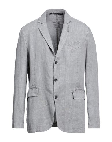 Hannes Roether Man Suit Jacket Light Grey Size L Linen In Gray