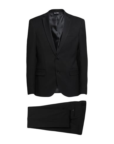 Exte Man Suit Black Size 44 Wool
