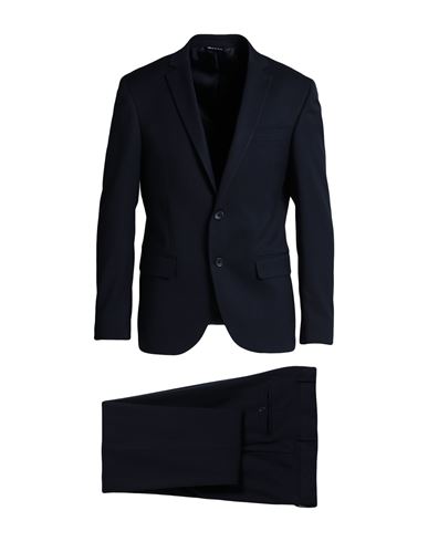 Exte Man Suit Midnight Blue Size 46 Wool