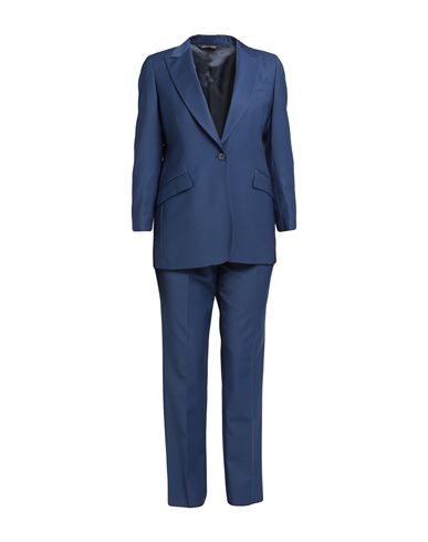 Brian Dales Woman Suit Blue Size 2 Polyester, Wool, Lycra