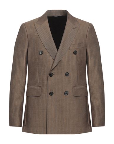Pt Torino Man Suit Jacket Brown Size 40 Virgin Wool