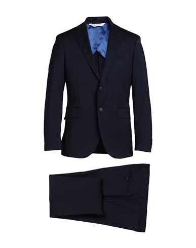 Bottega Martinese Man Suit Midnight Blue Size 38 Virgin Wool