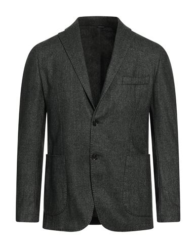 Tombolini Man Blazer Lead Size 46 Cashmere, Polyester In Grey