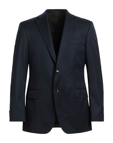 Windsor . Man Suit Jacket Midnight Blue Size 36 Virgin Wool