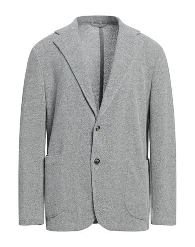 Giampaolo Man Blazer Grey Size 48 Cotton, Polyester