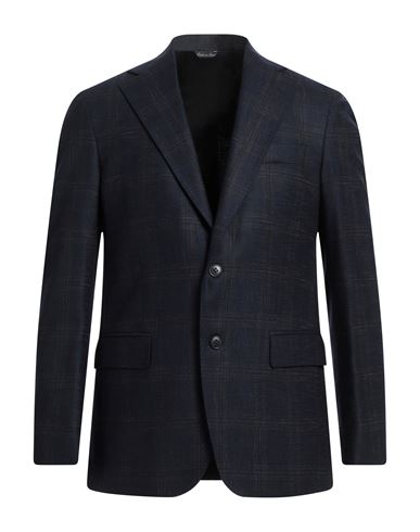 Shop Brian Dales Man Blazer Midnight Blue Size 44 Wool, Polyamide