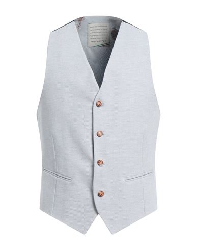 Neill Katter Man Tailored Vest White Size 40 Cotton, Elastane
