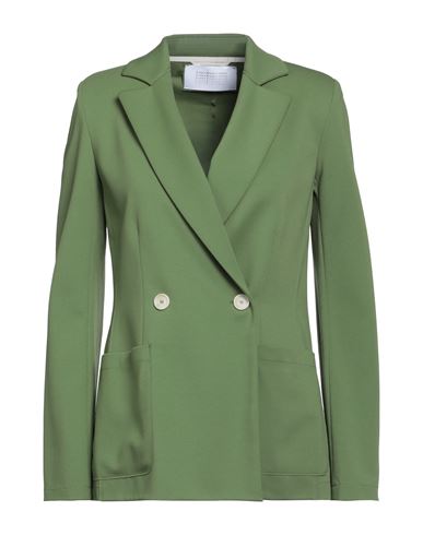 Harris Wharf London Woman Suit Jacket Green Size 6 Viscose, Polyamide, Elastane
