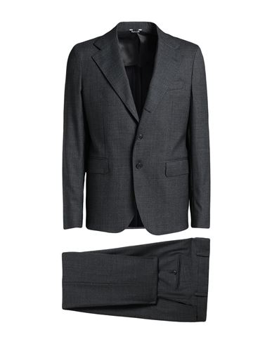Brian Dales Man Suit Steel Grey Size 36 Wool