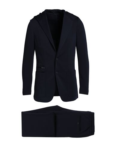 Canali Man Suit Midnight Blue Size 36 Wool, Polyamide