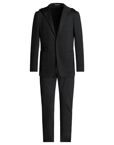 Canali Man Suit Steel Grey Size 46 Wool, Polyamide