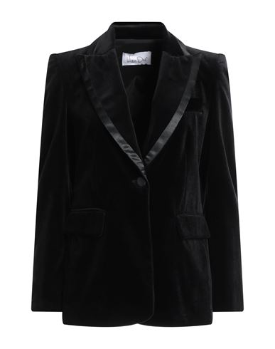 Virna Drò® Virna Drò Woman Blazer Black Size 4 Cotton