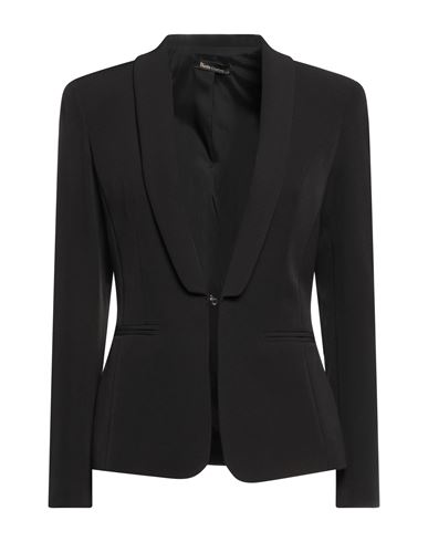 Hanita Woman Blazer Black Size 10 Polyester, Elastane