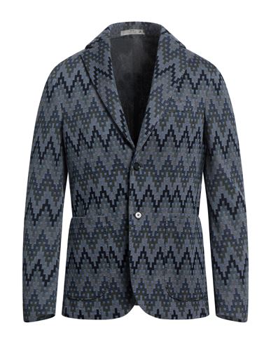 Cc Collection Corneliani Man Suit Jacket Lead Size 40 Cotton In Grey