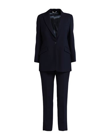 BRIAN DALES BRIAN DALES WOMAN SUIT MIDNIGHT BLUE SIZE 10 WOOL