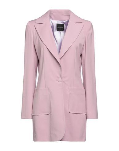 Actualee Woman Blazer Lilac Size 6 Polyester, Viscose, Elastane In Purple