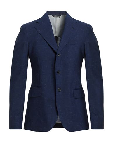 Shop Brian Dales Man Blazer Bright Blue Size 40 Wool, Polyester, Polyamide