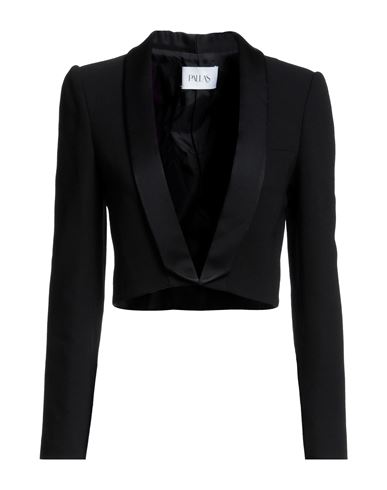 Pallas Woman Suit Jacket Black Size 6 Wool, Acetate, Viscose