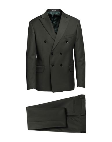 Takeshy Kurosawa Man Suit Dark Green Size 48 Polyester, Rayon, Elastane
