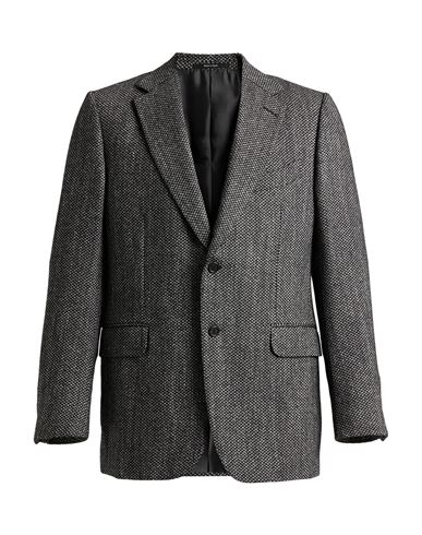 Dunhill Man Blazer Black Size 42 Wool, Alpaca Wool