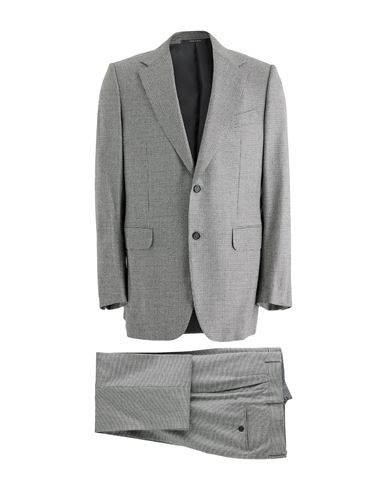 Dunhill Man Suit Grey Size 40 Wool, Cashlama, Silk