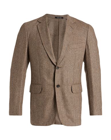 Dunhill Man Blazer Brown Size 44 Wool, Cashmere