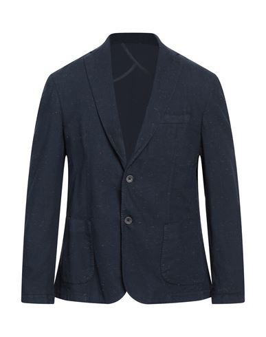 Barbati Man Suit Jacket Midnight Blue Size 38 Polyester, Viscose, Elastane