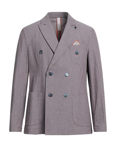 Distretto 12 Man Suit Jacket Navy Blue Size 42 Cotton, Polyester, Elastane