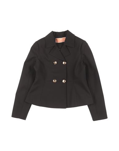 Elisabetta Franchi Babies'  Toddler Girl Blazer Black Size 4 Polyester, Elastane