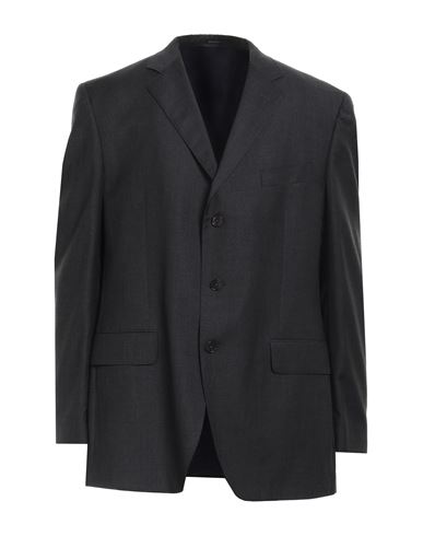 Boglioli Man Suit Jacket Steel Grey Size 50 Virgin Wool