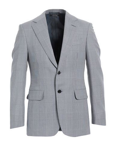 Dunhill Man Blazer Navy Blue Size 40 Wool, Cotton, Linen