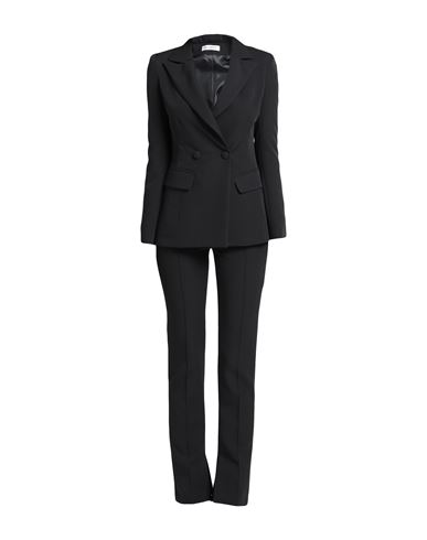 Yes London Woman Suit Black Size 8 Polyester, Elastane