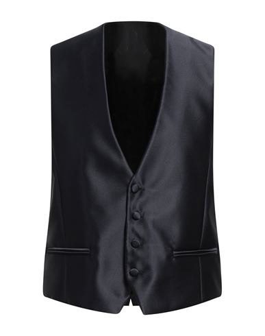 Ungaro Man Vest Midnight Blue Size 42 Polyester