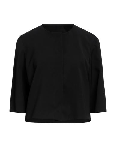 Mood Woman Blazer Black Size 8 Polyester, Elastane