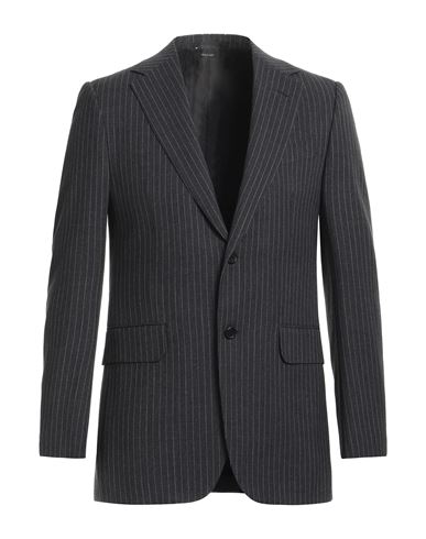 Dunhill Man Suit Jacket Steel Grey Size 44 Wool